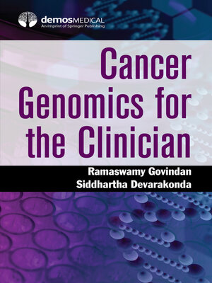 cover image of Cancer Genomics for the Clinician